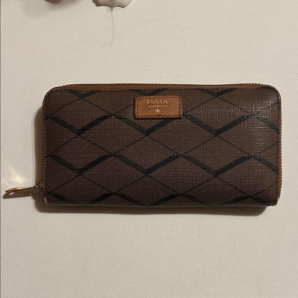 Fossil Brown and Black Wallet
